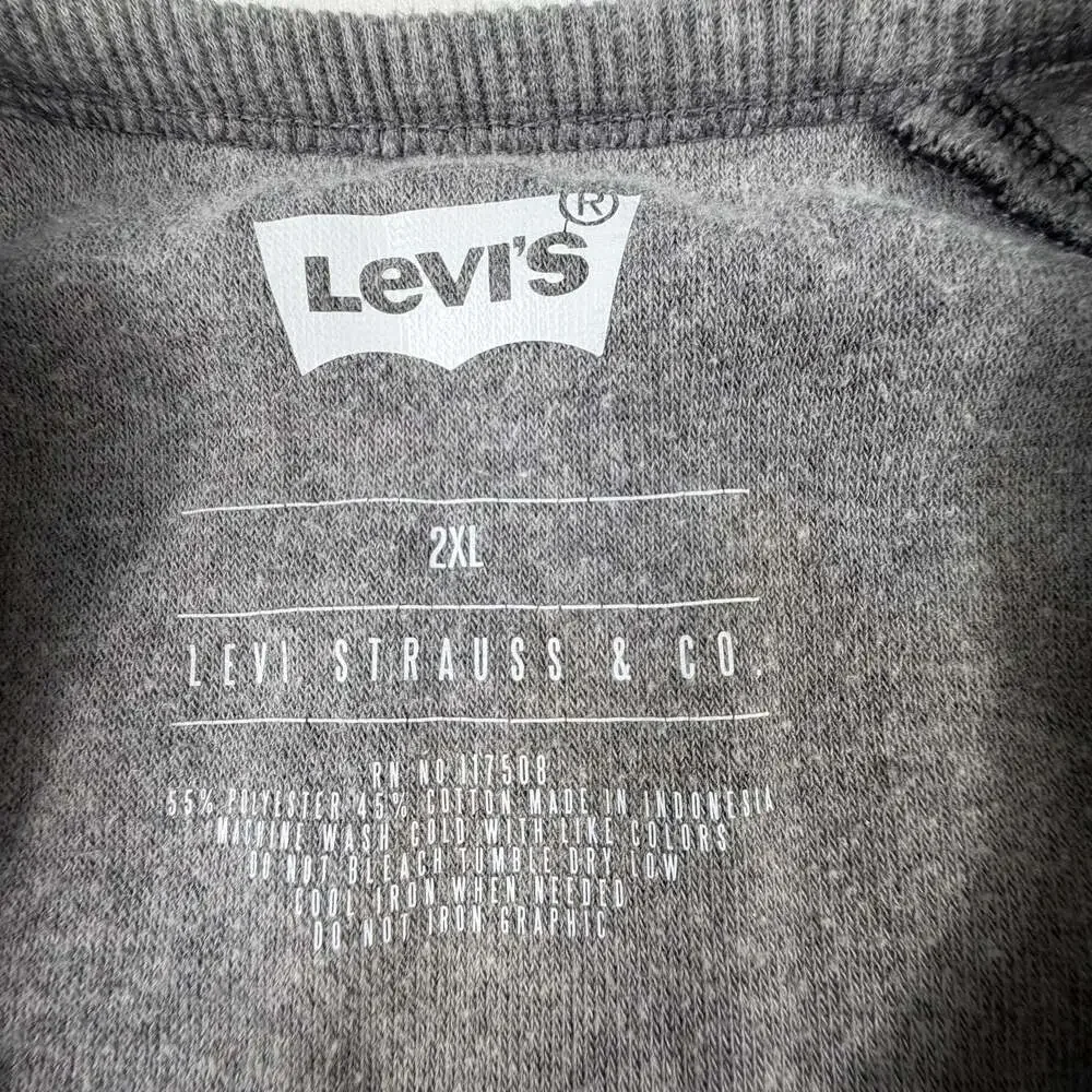 Levi's Men's Artisan Crafted California Pride Eagle Graphic Raglan Sweatshirt